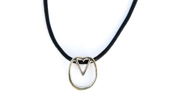 Fine Nature halskæde Sølv